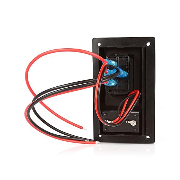 LTC-Marine-Carling-Boat-20A12V-RV-Voltmeter-LED-Dual-Battery-Test-Panel-Rocker-Switch-ON-OFF