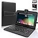 Tabsuit PU Leather Keyboard Case Cover Stand w/ Micro USB Port for 9