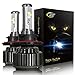Cougar Motor H13 (9008 High/Low) LED Headlight Bulbs All-in-One Conversion Kit,7200 Lumen (6000K Cool White)