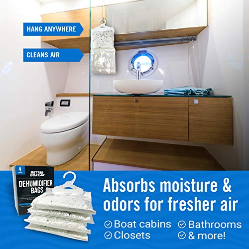 4 Packs Moisture Absorbers Boat Dehumidifier Moisture Absorber Hanging
