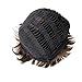 Ty.Hermenlisa 100% Real Virgin Brazilian Remy Human Hair Wigs for Black Women Natural Color Wavy Short Bobs Hairpieces with Elastic Strap, 66g, Copper Brown