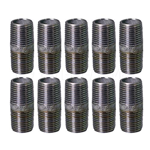 Everflow Supplies NPGL3415-10 Steel Nipple Pipe 3/4" x 1-1/2" Galvanized