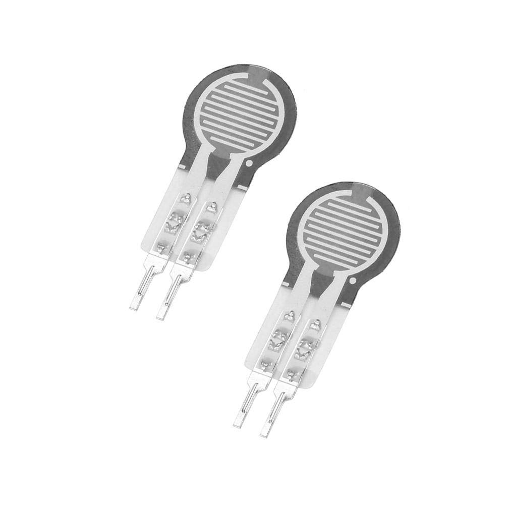 YWBL-WH 2 Piece Thin Film Pressure Sensor 30mm Force Sensitive Resistor 20g to 2kg Resistance Type Sensitive Element for Electronic Scale Force Sensing