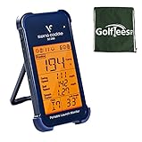Voice Caddie SC200 Swing Caddie Portable Launch Monitor and Golf Tees Etc Drawstring Shoe/Kit Bag Bundle