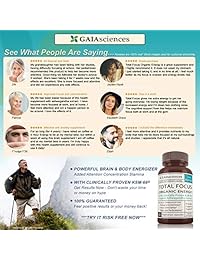 Gaia Sciences - Fórmula de enfoque total para aumentar la atención, aumentar el estado de ánimo,...