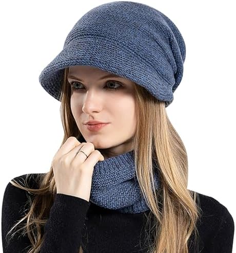 Beanie Hat for Women Winter Knitted Chunky Warm Ski Hats  display picture 2