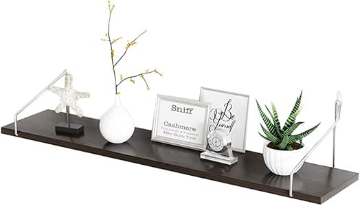 Estantes de Pared Flotantes, Multifuncional Televisión Pared de Fondo