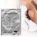 100 Pairs Set，Eye Gel Patches,Under Eye Pads Lint Free Lash Extension Eye Gel Patches for Eyelash Extension Eye (silver)
