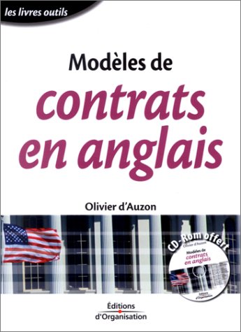 Modèles de contrats en anglais
