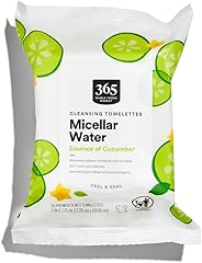 365 by Whole Foods Market, Micellar Water Cleansing Towelettes, Essence of Cucumbers, 30 Count
