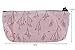 Leegoal(TM) Elegant Canvas Pastorable Floral Pen Pencil Pouch with Zipper Closure,Light Pink