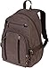 Troop London Canvas Backpack Leather Trims With Many Pockets Size Medium TRP0256 Black