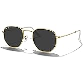 MERRY'S Classic Polarized Sunglasses for Women Men Vintage Polygon Square Shades S6548