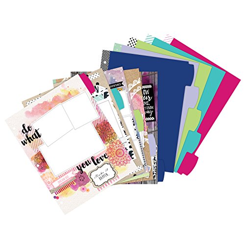 Avery Big Tab Reversible Fashion Dividers, Assorted Designs, 5-Tab Set (29441)