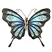 LIFFY Metal Butterfly Wall Decor - Outdoor Garden Fence Patio Art - Glass & Metal Butterfly Decor Gifts for Women