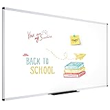 VIZ-PRO Dry Erase Board/Whiteboard, 96 x 48
