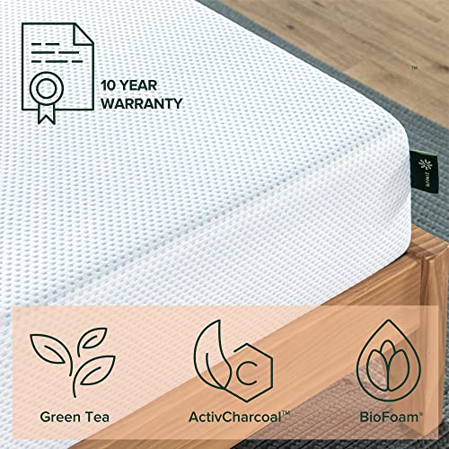 ZINUS 8 Inch Green Tea Cooling Gel Memory Foam Mattress / Cooling Gel