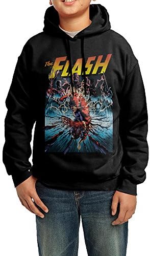 Boys Flash Shreds Hoodie Black