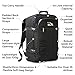 Cabin Max Metz Backpack Flight Approved Carry on Bag 44 Litre Travel Hand Luggage - 55x40x20 (Black)