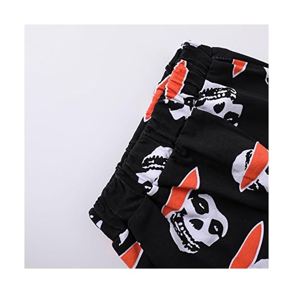 Toddler Baby Boys Girls Clothes Kid Newborn Long Sleeve Skull Bone Print T-Shirt Tops Pants Outfit Set - Image 7
