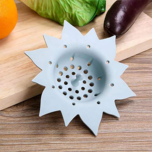 lehao Kitchen Bathroom Sink Strainers Basket Hair Catcher Sink Drain Cover Sink Strainer Kitchen Universal Kitchen Accessories,Blue