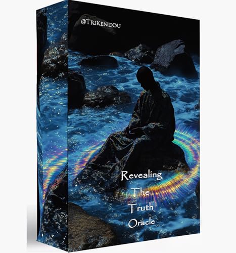 Trikendou Revealing The Truth Oracle Cards Deck, 78-Card Intuition Tarot Cards for Tarot Clarify, Tarot Reader, Mysticism Mood, Surreal Style, Made by Special Paper