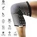 Knee Support Sleeves - Pair - Tourmaline Infused Natural Cotton Elastic Fabric with Infrared Pain Relief for Joint Pain and Arthritis Relief, Improved Circulation Compression