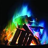 Colorful Mystical Fire Magic Tricks Coloured Flames Bonfire Sachets Fireplace Pit Patio Color Toy Professional Magicians Pyrotechnics