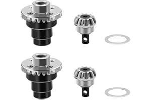 GLOBACT FCX24 Lot de 2 engrenages biseautés en acier 12/24T pour FMS 1/24 FCX24 1/18 FCX18 RC Upgrade