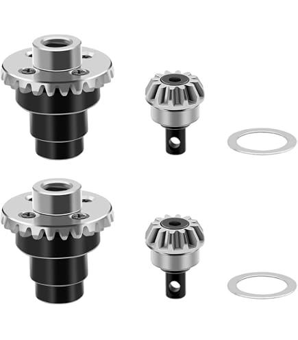 INJORA Adaptador De Rueda De Latón De 4mm Para 1/24 RC Crawler – Compatible Con FMS FCX24 Y FCX18, Mejora De Precisión Y Durabilidad
