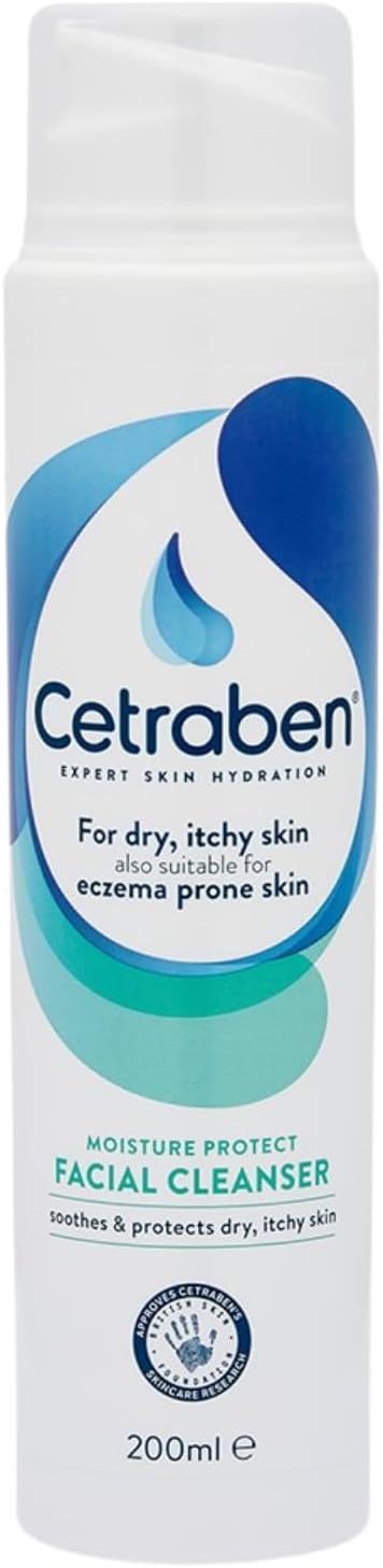 Cetraben Moisture Protect Facial Cleanser 200ml Fragrance Free