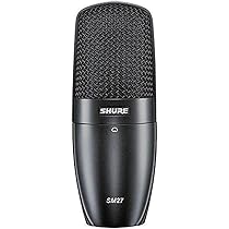 Amazon.com: Shure SM27 Professional Large Diaphragm, Side-Address 