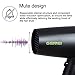 Professional Folding Blow Dryer for Travel 1300 to 1500W Negative Ion Small Hair Dryer Dual Voltage Lightweight,Mini 9x10 Inch Size, Gifts for Women,Green