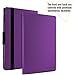NFILAND Yoga Book Case, Folio Premium PU Leather Stand Cover for Yoga Book 2-in-1 10.1-Inch Tablet (Android and Windows Version) -Purple