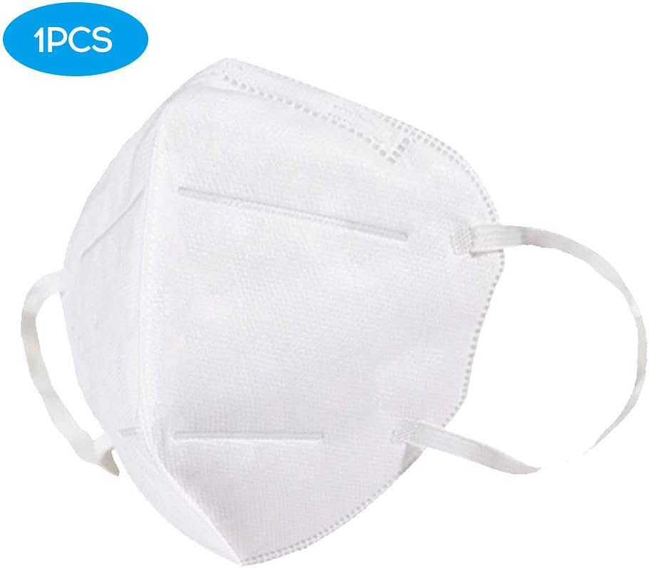Securome Anti Pollution KN95 Face Mask, Flat Fold kn95 Face Mask with Adjustable Straps for Exhaust Gas/Allergies/Pollen/ PM2.5/ Running/Cycling and Outdoor Activities