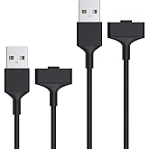 Kissmart 2-Pack Charger for Fitbit Ionic (3.3ft/1m) | Replacement USB Charging Cable Cord for Fitbit Ionic