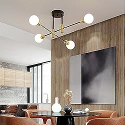 Cimbely 4-Light Mid Century Flush Mount Ceiling