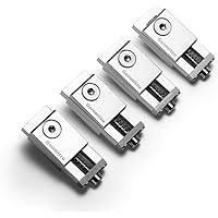 Genmitsu 4PCS Upgrade Aluminum Mini Vise Clamp Toe Clamp, High-Precision CNC Router Clamp for Woodworking & Metalworking Mill