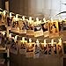 KAZOKU Indoor Outdoor Decor Garden Lights Path Lights Hanging Fairy Lights (Star Lights-White) (50 LED Photo Clips String Lights)