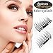 Magnet Eyelashes - New Magnetic Fake Eyelashes Natural and Handmade 3D Reusable False Eye Lashes, No Glue (8pcs)