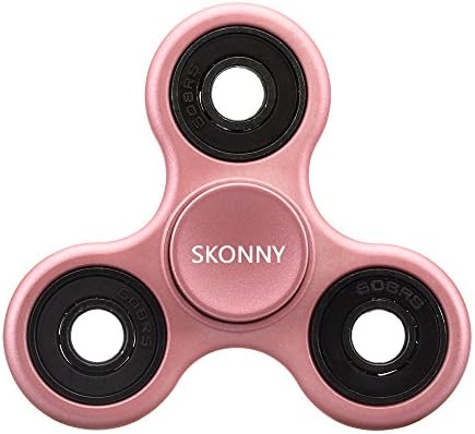 Skonny Fidget Spinner EDC Hand Spinner Focus Fingertip Spinner Fidget Toys Metal High Speed Relieving ADHD, OCD , Anxiety, Stress and Boredom - Pink