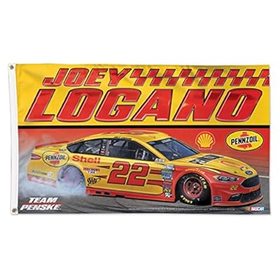 Joey Logano #22 Pennzoil Banner Flag
