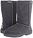 BEARPAW Women's Meadow Winter Boot, Charcoal, 8 M US