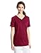 Cherokee Women's Workwear Core Stretch V-Neck Scrubs Shirt, Wine, Large