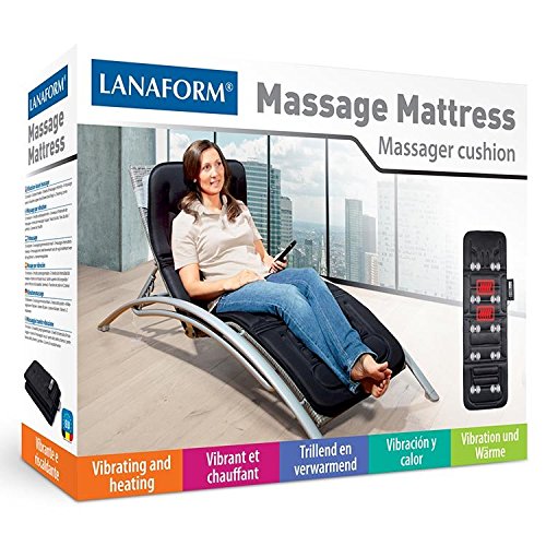 Lanaform LA Colchón de masaje por vibración motores niveles de intensidad