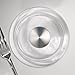 iDesign Forma Kitchen Sink Drain Stopper - Clear/Brushed