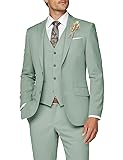 Wangyue Men Suit 3 Piece Suits for Men Wedding Suit