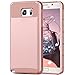 BENTOBEN Note 5 Case, Galaxy Note 5 Case, Samsung Galaxy Note 5 Case Slim Fit Dual Layer Shock Absorbing Protective Hybrid Hard PC TPU Rubber Bumper Case Cover for Samsung Galaxy Note 5 Rose Gold