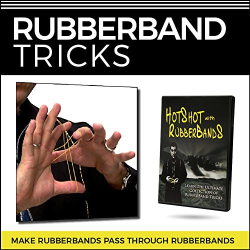 Magic Makers Become Hot Shot with Rubber Band, Complete Course, Fully Demonstrated and Explained in Easy to Follow Step by Step Videos for Quick Mastery