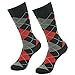 SUTTOS Mens Dress Socks Fun Colorful Socks for Men Cotton Patterned Fashion Mens Socks 2 Pairs